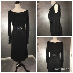 Bcbg open arm sexy black dress